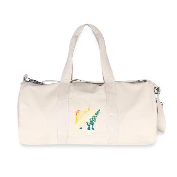 Cow Cattle Highland Cattle - Recycled Canvas Sports Bag by Stanley/Stella - natural - Front