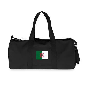 Drapeau de l’Algérie – Fierté et identité nationale - Sac de sport en toile recyclée Stanley/Stella - noir - Devant