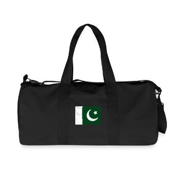 Flag of Pakistan - Recycled Canvas Sports Bag by Stanley/Stella - black - Front
