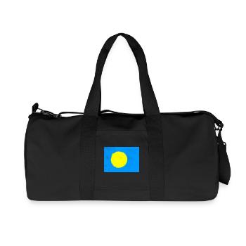 Drapeau des Palaos - Sac de sport en toile recyclée Stanley/Stella - noir - Devant