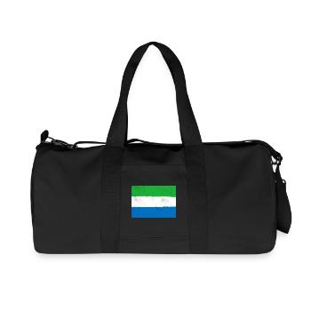Flagge von Sierra Leone - Recycelte Canvas-Sporttasche von Stanley/Stella - Schwarz - Vorne