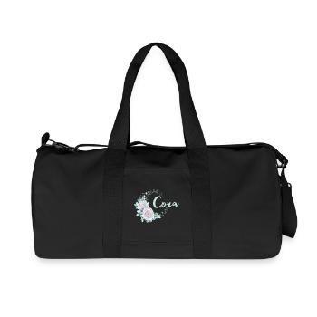 Pour Cora - Sac de sport en toile recyclée Stanley/Stella - noir - Devant