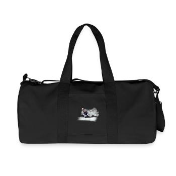 Abfahrt - Recycelte Canvas-Sporttasche von Stanley/Stella - Schwarz - Vorne