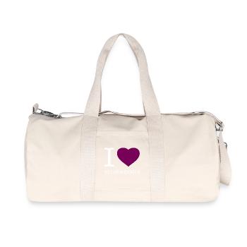 I love plum jam - Recycled Canvas Sports Bag by Stanley/Stella - natural - Front