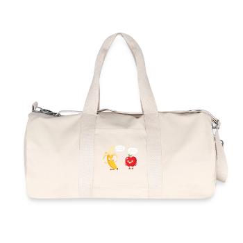 Lustige Spanischlehrerin der Maestra-Schule - Recycelte Canvas-Sporttasche von Stanley/Stella - Naturweiß - Vorne