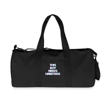 Hardtekk Tekk - Recycelte Canvas-Sporttasche von Stanley/Stella - Schwarz - Vorne
