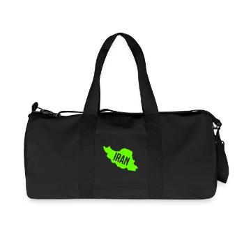 Iran Land Country - Recycled Canvas Sports Bag by Stanley/Stella - black - Front