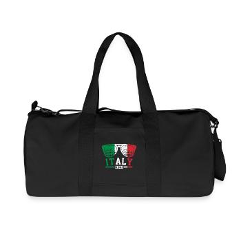 Italy 2026 Rome Colosseum Sunglasses - Recycled Canvas Sports Bag by Stanley/Stella - black - Front