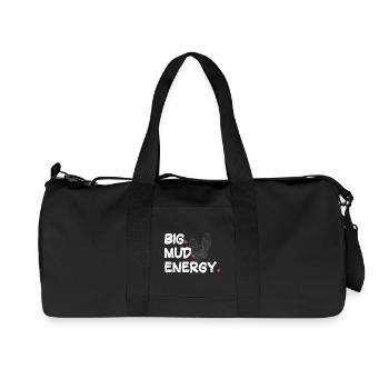 Big mud energy Schlammlauf Mud Run Muddy Race - Recycled Canvas Sports Bag by Stanley/Stella - black - Front