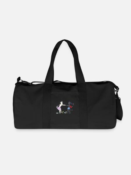 Friendship Carousel - Recycled Canvas Sports Bag by Stanley/Stella - black