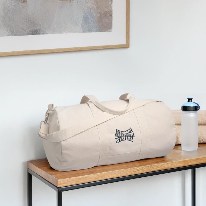 Dismantle Oppressive Systems Activism Statement Recycled Canvas Sports Bag by Stanley/Stella