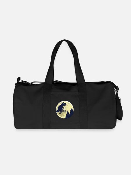 Dinosaurier Mond lustig T-Rex Geschenk Geburt - Recycelte Canvas-Sporttasche von Stanley/Stella - Schwarz