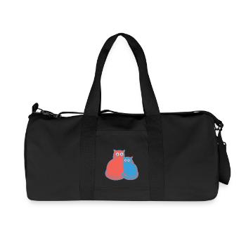 TiffUndToeff 03 06 - Recycled Canvas Sports Bag by Stanley/Stella - black - Front