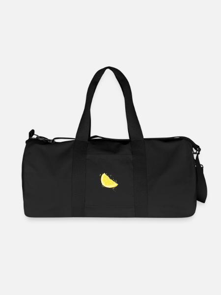 Zitrone - Recycelte Canvas-Sporttasche von Stanley/Stella - Schwarz