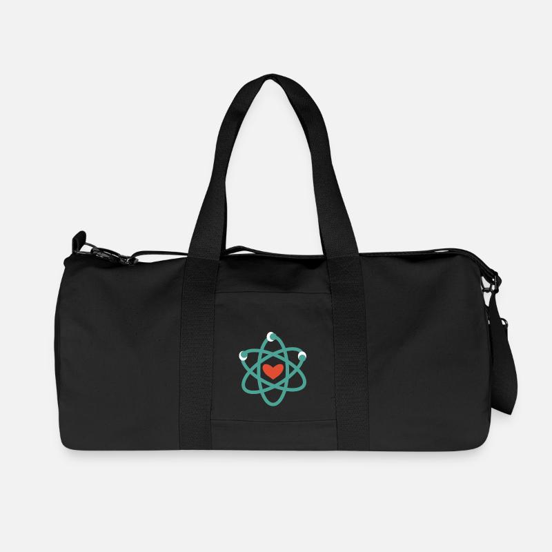 We love science! - Recycelte Canvas-Sporttasche von Stanley/Stella - Schwarz
