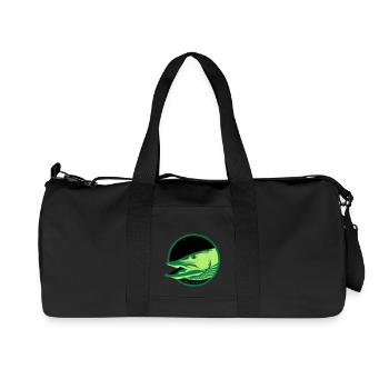 Hecht - Recycelte Canvas-Sporttasche von Stanley/Stella - Schwarz - Vorne