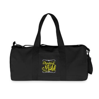 Édition limitée: modèle d’expiration - Sac de sport en toile recyclée Stanley/Stella - noir - Devant