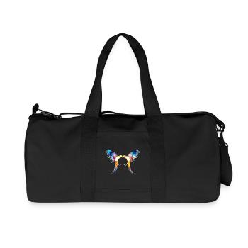 Papagei - Recycelte Canvas-Sporttasche von Stanley/Stella - Schwarz - Vorne
