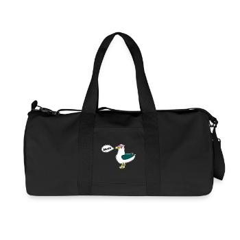 Seagull Moin - Recycled Canvas Sports Bag by Stanley/Stella - black - Front