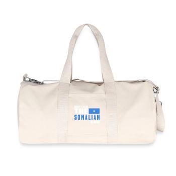 drapeau de la Somalie Keep Calm - Sac de sport en toile recyclée Stanley/Stella - blanc naturel - Devant