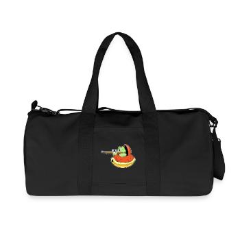 Turtle Sniper Sniper Rifle - Recycled Canvas Sports Bag by Stanley/Stella - black - Front
