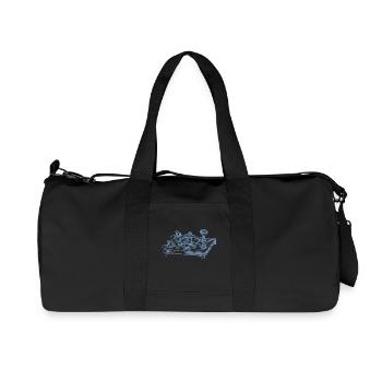 Vintage Morsecode Gerät, Retro Kommunikation - Recycelte Canvas-Sporttasche von Stanley/Stella - Schwarz - Vorne