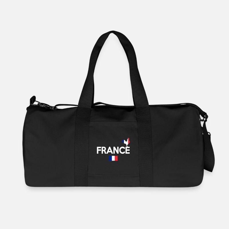 FRANKREICH - Recycelte Canvas-Sporttasche von Stanley/Stella - Schwarz
