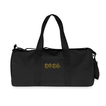 HAPPY NEW YEAR. NEW YEAR'S EVE. NEW YEAR - Recycled Canvas Sports Bag by Stanley/Stella - black - Front