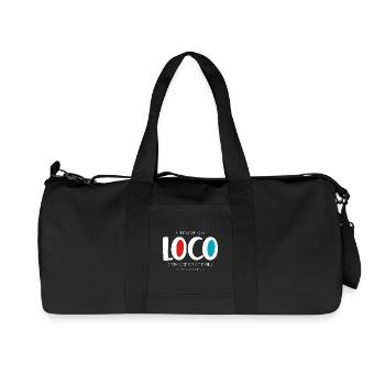 I'm crazy (dark) - Recycled Canvas Sports Bag by Stanley/Stella - black - Front