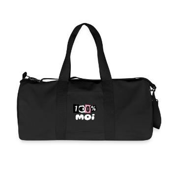 100% ICH - Recycelte Canvas-Sporttasche von Stanley/Stella - Schwarz - Vorne