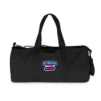Je peux être gentil aussi, mais ça n’apporte rien - Sac de sport en toile recyclée Stanley/Stella - noir - Devant