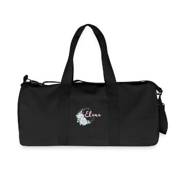 Für Elena - Recycelte Canvas-Sporttasche von Stanley/Stella - Schwarz - Vorne