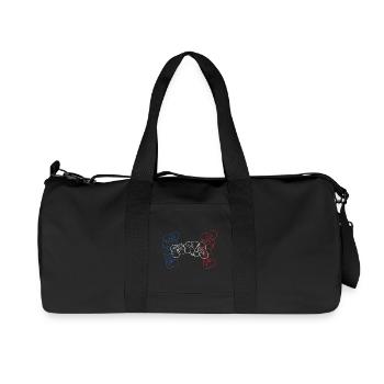 Creative Paris Souvenir in France Colors - Recycled Canvas Sports Bag by Stanley/Stella - black - Front