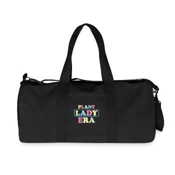 Pastel Lady Plant Era - Recycled Canvas Sports Bag by Stanley/Stella - black - Front