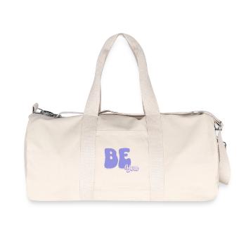 Just be YOU - Recycled Canvas Sports Bag by Stanley/Stella - natural - Front