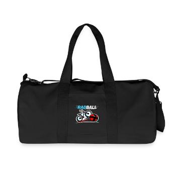 Cycling ball, cycleball, indoor cycling - Recycled Canvas Sports Bag by Stanley/Stella - black - Front