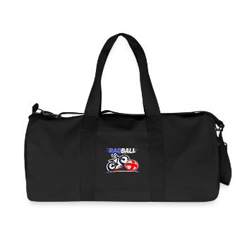 Cycling ball, cycleball, indoor cycling - Recycled Canvas Sports Bag by Stanley/Stella - black - Front