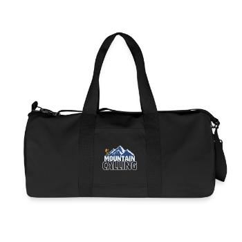 Bergruf Wandern - Recycelte Canvas-Sporttasche von Stanley/Stella - Schwarz - Vorne