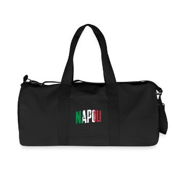 Napoli Italy Naples - Recycled Canvas Sports Bag by Stanley/Stella - black - Front