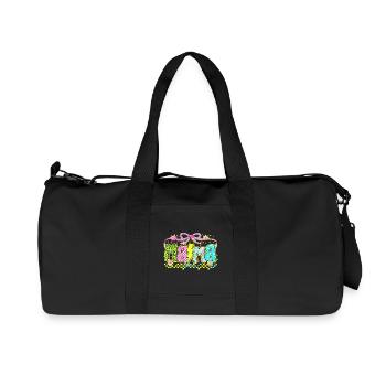 Mama Retro Flashy | Style Néon Fête des Mères - Sac de sport en toile recyclée Stanley/Stella - noir - Devant