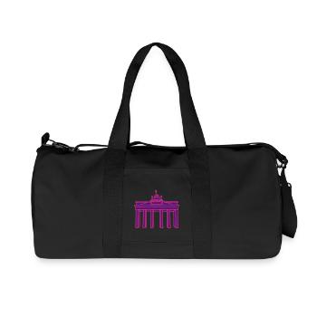 BrandenburgerTor Berlin 2 - Recycelte Canvas-Sporttasche von Stanley/Stella - Schwarz - Vorne