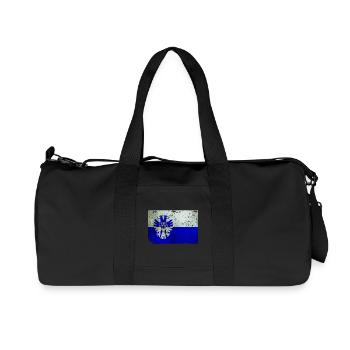 t-shirt flag of Arnhem grunge effect Nederland - Recycled Canvas Sports Bag by Stanley/Stella - black - Front