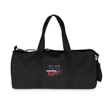 Logo Musique en Chargement ! - Sac de sport en toile recyclée Stanley/Stella - noir - Devant