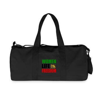 Women life freedom - Sac de sport en toile recyclée Stanley/Stella - noir - Devant