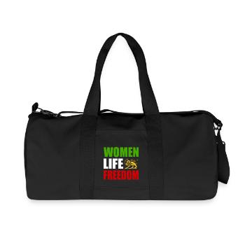 Women life freedom - Sac de sport en toile recyclée Stanley/Stella - noir - Devant