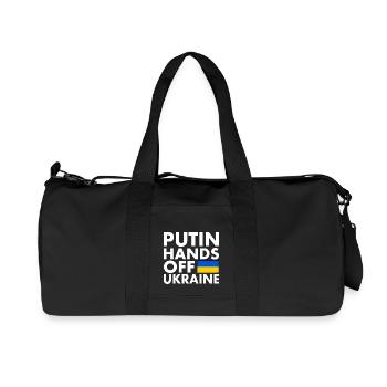 Putin hands off ukraine - Sac de sport en toile recyclée Stanley/Stella - noir - Devant