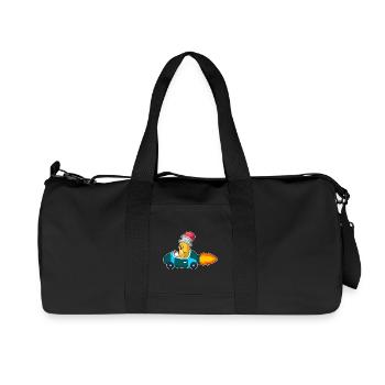 Pencil Car - Recycled Canvas Sports Bag by Stanley/Stella - black - Front