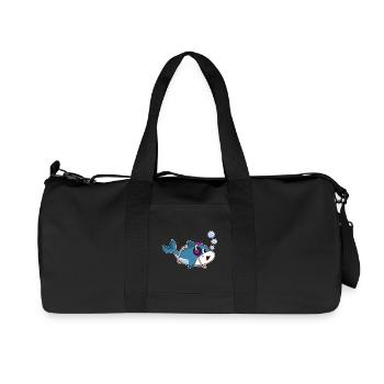 Dolphin Headphones Musique - Sac de sport en toile recyclée Stanley/Stella - noir - Devant