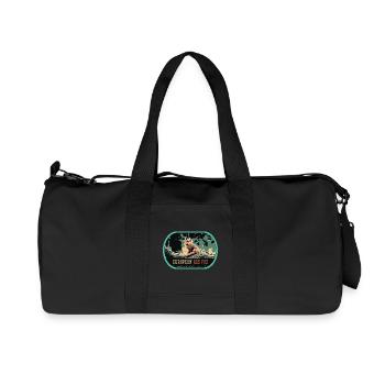 Illustration Renard Roux d'Europe, Beauté Sauvage - Sac de sport en toile recyclée Stanley/Stella - noir - Devant