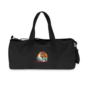 Unicorn CEO - Magical Design for Executives - Recycled Canvas Sports Bag by Stanley/Stella - black - Front